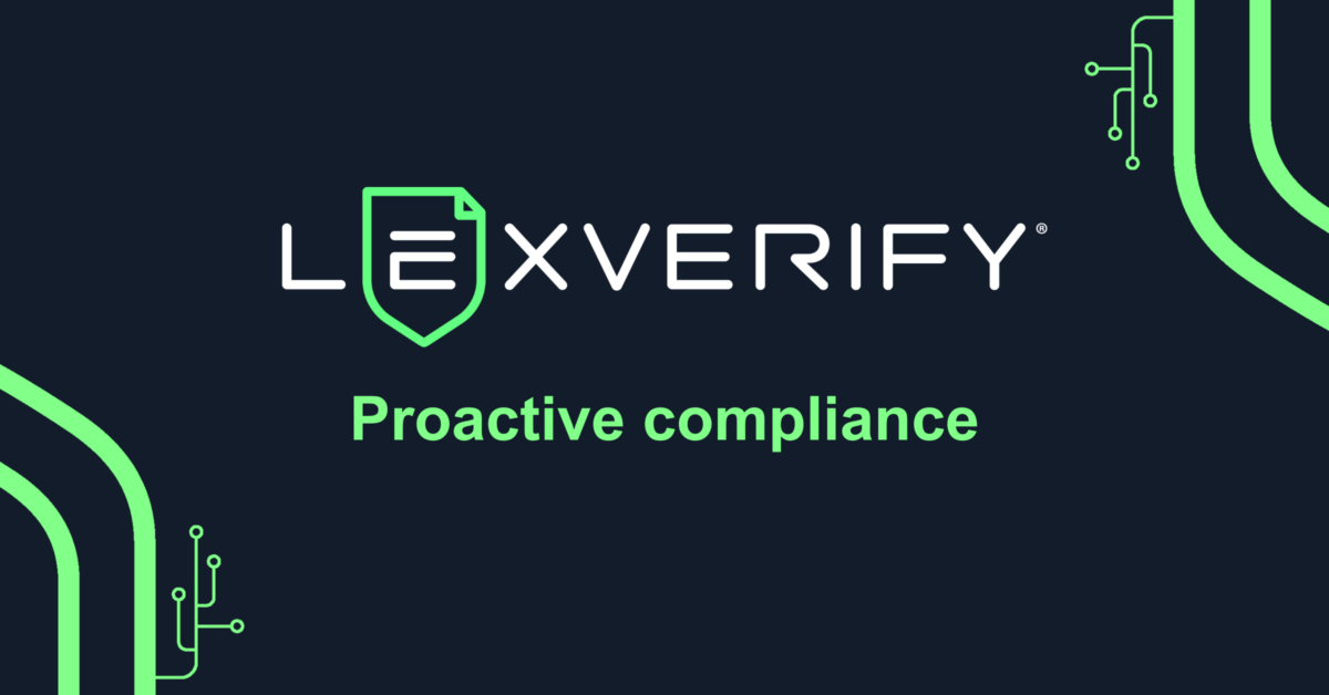 Lexverify: Real-Time, AI-Powered, Proactive Compliance At Scale 